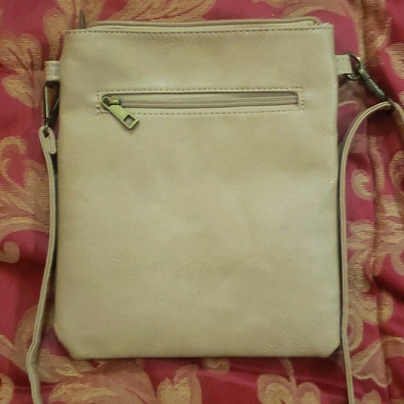 Revive vintage Tan vegan leather crossbag NWOT - Picture 5 of 8
